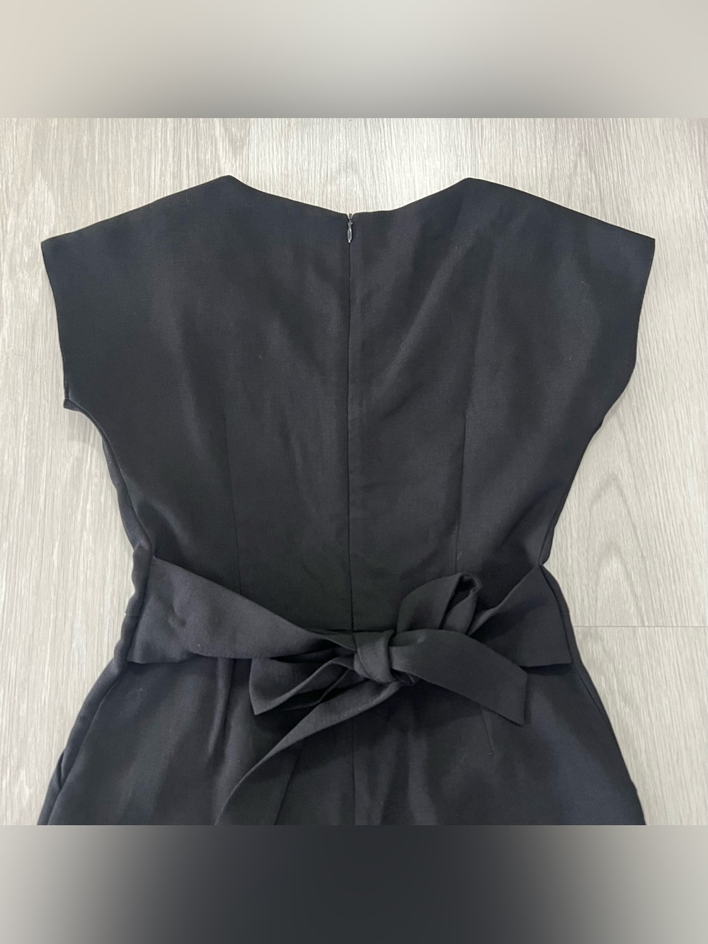 ANTHROPOLOGIE Ett:twa Sedona Jumpsuit Black Cropped Wide Leg Size XS - Picture 7 of 11